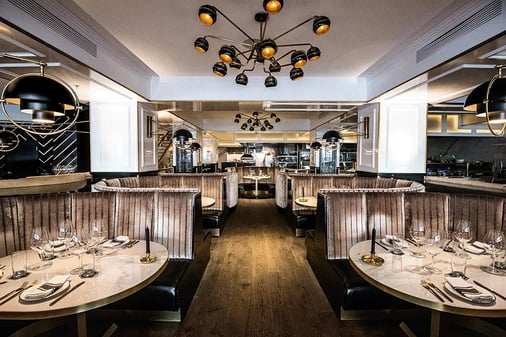 Prime and Proper Restaurant Dining Room